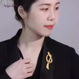 AqToCna Thời Trang Vintage Thắt Lưng Vàng Trâm Cài Cho Nữ Cô Gái Trung Quốc Thắt Lưng Ve Áo Chân Tiệc Quần Áo Trang Sức Phụ Kiện Quà Tặng AqToCna