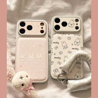 Dễ Thương Dòng Bowknot Thỏ Trường Hợp Điện Thoại Cho iPhone 17 16 15 14 13 12 11 Pro Max X Xr Xs Max