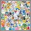 HT2 100 Cái / bộ Pokemon Psyduck Dán Pikachu Trò Chơi Graffiti Hành Lý Ván Trượt Trang Trí Chống Thấm Nước TH2