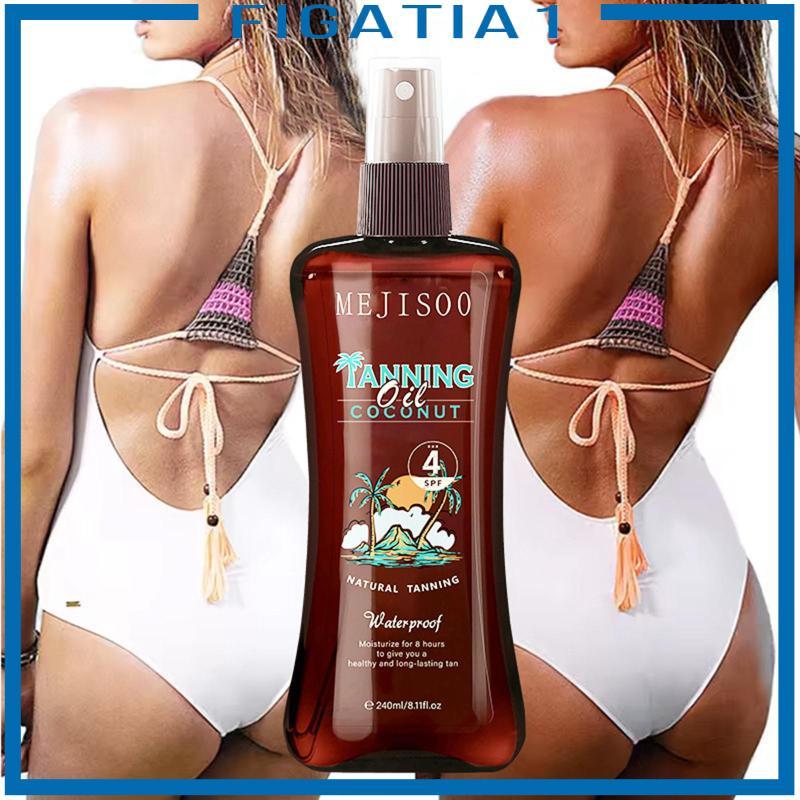 Xịt dưỡng da 240ml Kem dưỡng ẩm Bronzing Oil Tone Sun Cream Dưỡng ẩm toàn thân để sử dụng ngoài trời