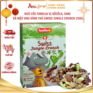 Ngũ Cốc Familia Socola – Vani – Mật Ong Hình Thú Familia 250g Thơm Ngon Dinh Dưỡng