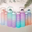 Cốc Nước Dung Tích Siêu Lớn Nữ Mùa Hè 2000Ml Có Cân Ống Hút Cốc Thể Thao Ngoài Trời Giá Trị Cao Bình Nước Di Động NWDI