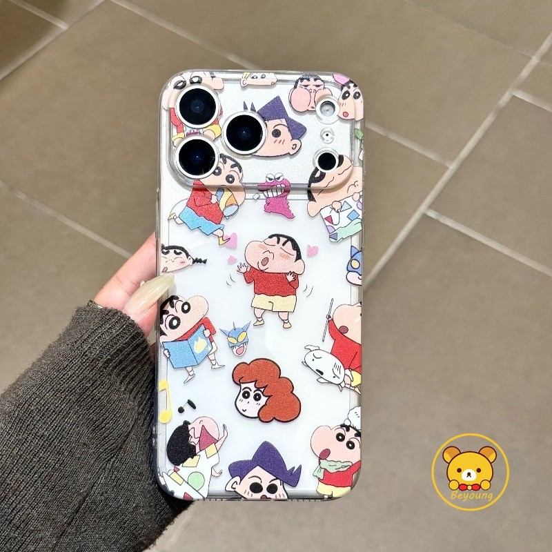 Ốp điện thoại Crayon Shin-chan ngộ nghĩnh cho Realme Note 80 70 70T 60 60X X50 X7 Pro Max 5G X3 SuperZoom XT X2 Vỏ điện thoại mềm trong suốt hoạt hình dễ thương