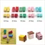 FANIELLAPOWELL Bộ cầu chì hộp 20 chiếc, Bộ cầu chì ô tô hình vuông cỡ nhỏ, Bộ vuông bằng đồng cấu hình thấp cao 20-60A Cầu chì phụ kiện ô tô