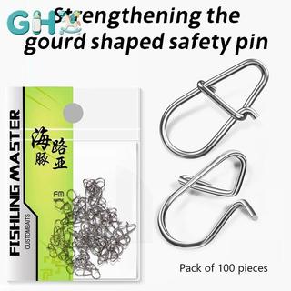 GHX 100 Cái Kẹp Mồi Khóa Cặp Đôi Nhanh Không Gỉ - Câu Cá Nước Mặn VN