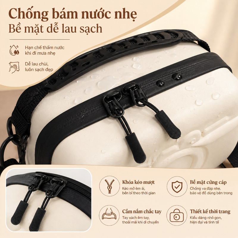 Túi Đựng Máy Ảnh Di Động Vỏ Cứng Chống Sốc – Chống Thấm, Bảo Vệ An Toàn, Phù Hợp Nhiều Dòng Máy Ảnh Phổ Biến