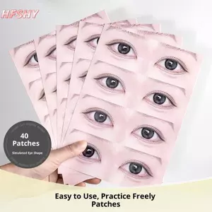 HFSHY 8/40 cái dụng cụ tập luyện lông mi, mô phỏng hình dạng mắt VN