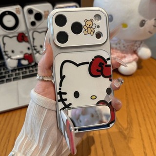 Dành Cho IPhone 17 16 15 14 Plus 13 12 11ProMax X XR XS Phim hoạt hình KT gương đứng trường hợp điện thoại