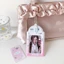 Móc khóa giữ Photocard BRBRAA, Hộp đựng thẻ ID 3 Inch bằng nhựa PVC, Hộp đựng thẻ hoạt hình treo phong cách INS di động cho quà tặng bé gái