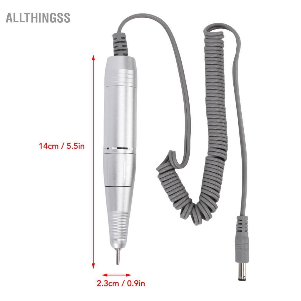 allthingss HURRISE Điện Nail Khoan Bút 35000 Vòng/phút Tay Thay Thế Acrylic Bột Tẩy Gel Đánh Bóng Máy Mài Di Động Làm Móng Tay Chân Dụng Cụ Nghệ Thuật