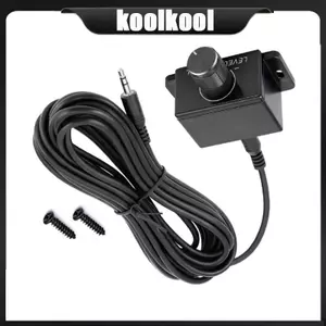 Kool Dễ Dàng Lắp Đặt Bass Loa Siêu Trầm Điều Chỉnh Âm Thanh Xe Bộ Điều Khiển Núm Khuếch Đại Ô Tô Âm Lượng Bộ Điều Chỉnh Âm Lượng AUX