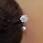 WHX-Hairpin 15cm {Yichili White} Kẹp tóc chạm khắc gỗ đàn hương Retro Trung Quốc Niche Thiết kế độc đáo Kẹp tóc