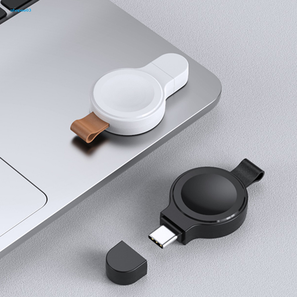[Ky] Bộ sạc không dây nhỏ gọn Bộ sạc đồng hồ di động không dây từ tính Type-c Dock cho Apple Watch Series 8 7 6 5 4 3 2 1 Se – Trạm sạc đồng hồ thông minh nhỏ gọn dành cho du lịch