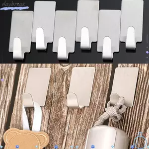 DAYBREAK 6 Móc Treo Tường Lưu Trữ Nhà Bếp Dính Chắc Chắn Thép Không Gỉ