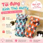 Hộp đựng kính râm Miffy đáng yêu, vỏ bọc tròng kính bằng cotton, khóa từ tính di động, chống trầy xước.