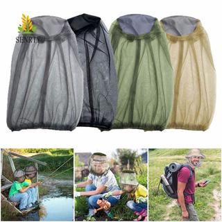 SENRTY Mũ Lưới Thiết Bị Cắm Trại Chống Muỗi Săn Bắn Di Động Ngoài Trời Bảo Vệ Mặt