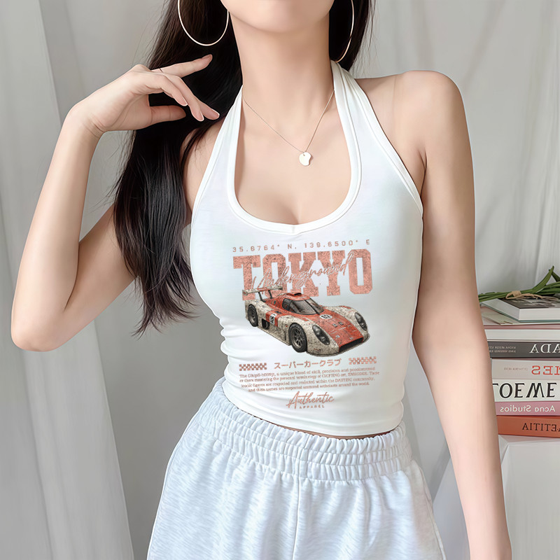 Áo Yếm Croptop Choàng Cổ Hở Lưng Ôm Body Nữ | Áo Thun | Cotton Thun Mềm Co Giãn | Tôn Dáng Gợi Cảm Sexy Siêu Hot Mới#034