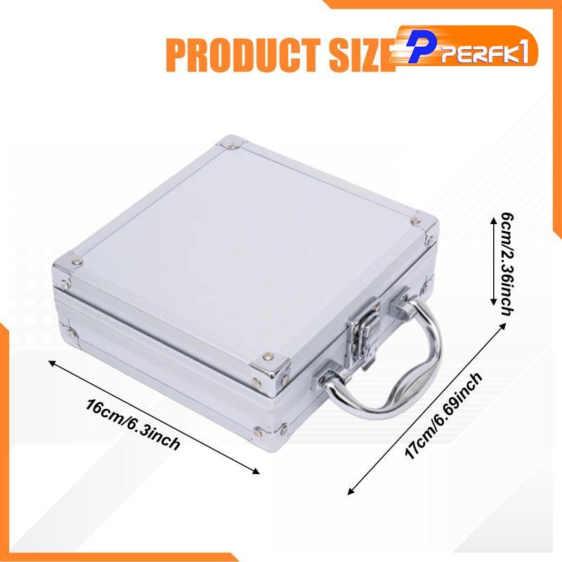 Hộp đựng dụng cụ hợp kim nhôm di động có khóa Hộp đựng dụng cụ sắp xếp nhẹ cho gia đình