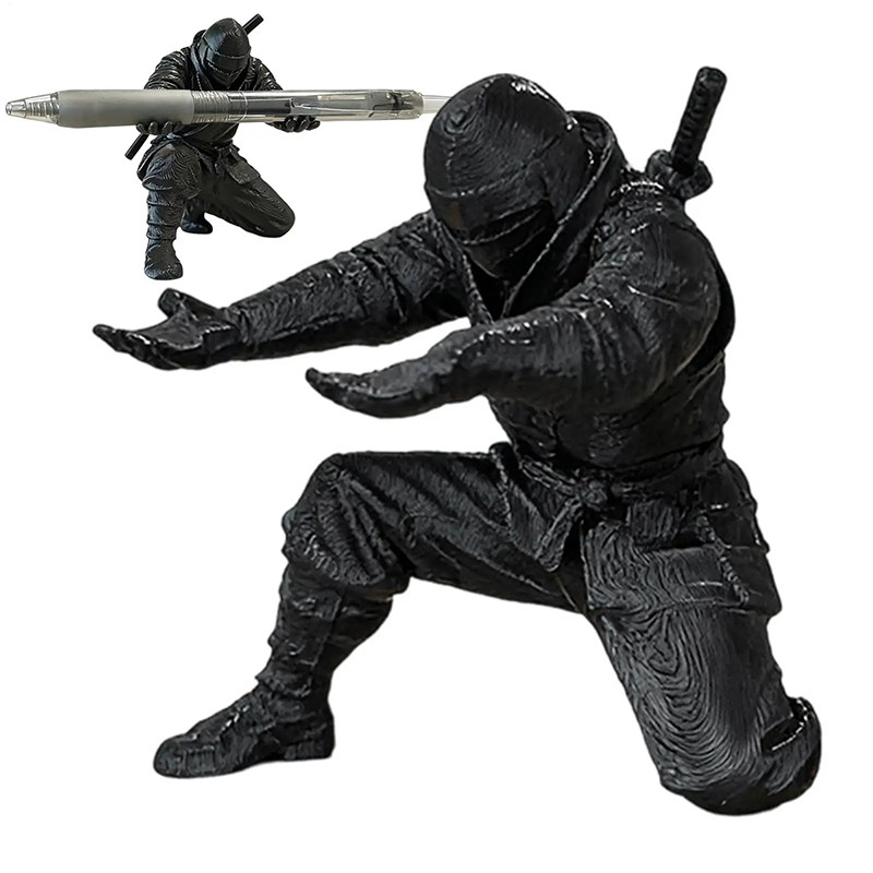 Tinh Tế Ngộ nghĩnh Ninja Đồ Trang Trí Sáng Tạo Đa Năng 3D In Ninja Trang Trí Bút Đựng Quà Tặng Sinh Nhật