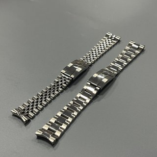 Dành cho Rolex Datejust 20mm 316 thép không gỉ bạc vòng tay hàu rắn Dây đeo năm thánh