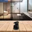 <cosyh>Widely Used ABS Material 360 Degree Rotating Shower Head Support in Black/Silver