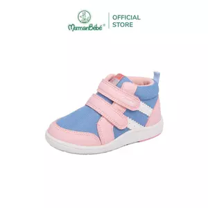 (MamanBébé chính hãng) Giày cao cổ Combi S-Go đế định hình chống bàn chân bẹt 24AW03 màu hồng xanh