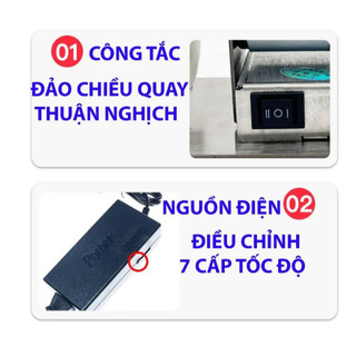 Bộ máy mài dao kéo mini, Máy mài đa năng bằng điện, Điều chỉnh 12 tốc độ  AIMVUKES