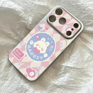 Thỏ tròn Linger Đối với iPhone 17/16Pro Corning Shell Dán da đơn giản mới