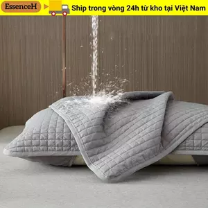ESSENCEH Gối Bảo Vệ, Vỏ Gối Cotton Chống Mite, Vỏ Gối Gia Đình Chống Mồ Hôi Chống Thấm Nước