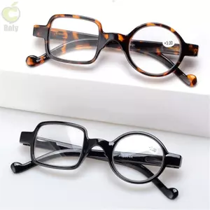 ROLY Presbyopic Kính cường lực 1.0x ~ 3.5x Đầu đọc Khung vuông tròn không đều