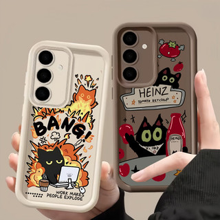 Vỏ Mèo Đen Cho Xiaomi Redmi Note 15 14 13 Pro Plus Note15 Note13 Vỏ Mềm Sang Trọng Sáng Tạo Vỏ Chống Rơi Thiết Kế Mới Đèn Bảo Vệ Hoạt Hình Nghệ Thuật