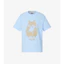 Áo sơ mi nam nữ cổ tròn tay ngắn họa tiết mèo và tóc dài vẽ graffiti, size XS-3XL
