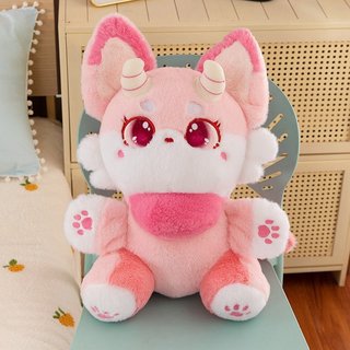Little Devil Fox Sang Trọng Búp Bê Mềm Ngắn Sang Trọng PP Cotton Dễ Thương Trẻ Em Quà Tặng Sinh Nhật Trang Trí Nhà Phong Cách