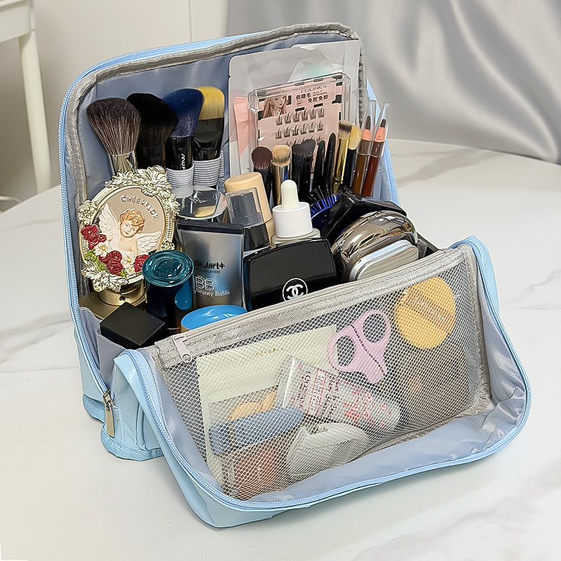 Túi Đựng Mỹ Phẩm Nhiều Ngăn Chống Nước Ưu Việt, Làm Từ Da Cao Cấp - Washbag Du Lịch Không Thể Bỏ Qua