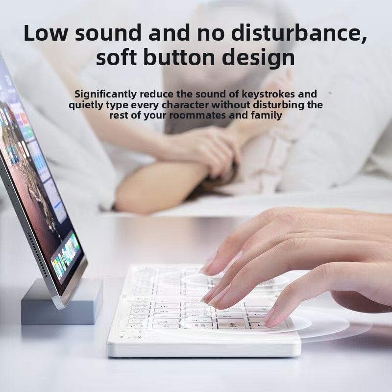 Bộ bàn phím có thể gập lại không dây Bluetooth Tuổi thọ pin dài