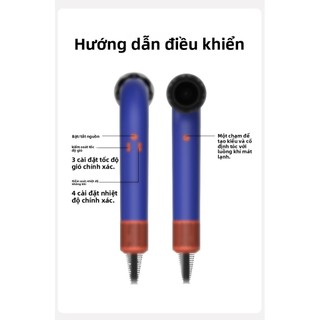 [VINZEO] Máy Sấy Tóc Tốc Độ Cao HD18 - 110.000 Vòng/Phút - Bảo Hành 1 Đổi 1 TRONG 12 THÁNG