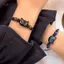 Vòng tay cặp đôi AqToCna dây ben dễ thương, phù hợp cho nam nữ, thời trang và làm quà tặng