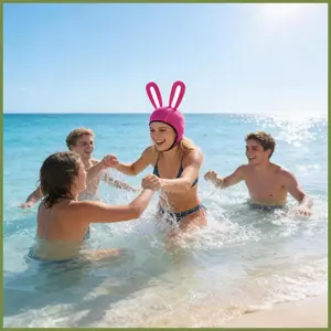 Surf Hood Đồ Bơi Có Tai Thỏ Wetsuit Mũ Kayak Lặn Bơi Đi Thuyền Lướt Sóng Canoeing Nước kouvn