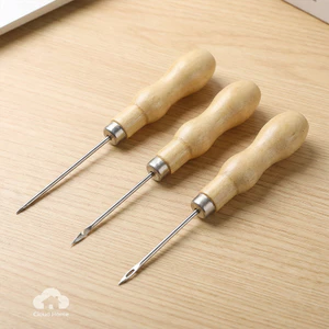 🌤️COD🌤️Dụng cụ đục lỗ bằng gỗ 2mm, dùi đục lỗ, dụng cụ may vá da DIY, dụng cụ khâu túi, dụng cụ làm giày thủ công.