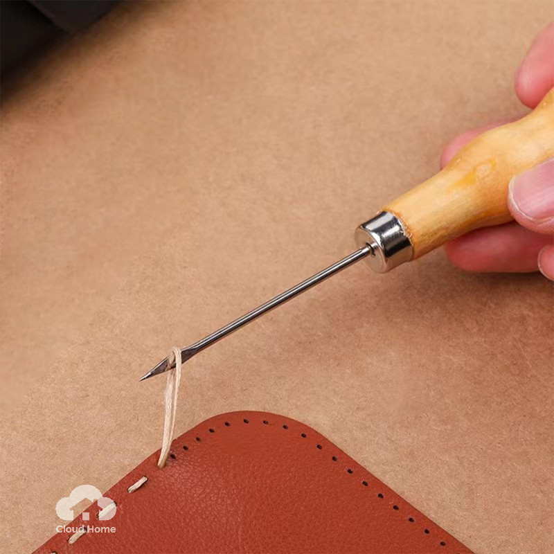 🌤️COD🌤️Dụng cụ đục lỗ bằng gỗ 2mm, dùi đục lỗ, dụng cụ may vá da DIY, dụng cụ khâu túi, dụng cụ làm giày thủ công.