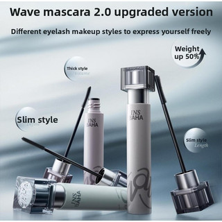 INSBAHA Mascara 2.0 Tự Nhiên Uốn Màu Mịn Lược Cải Thiện Ngoại Hình Mascara Đa Năng