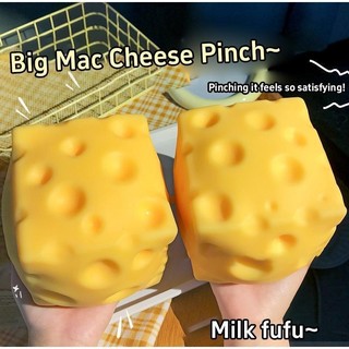 Khối Khổng Lồ Phô Mai Bóp Đồ Chơi Mô Phỏng Kích Thước Cực Lớn Phô Mai Fidget Đồ Chơi Chậm Phục Hồi Định Hình Bóng Thông Hơi Cho Người Lớn Quà Tặng