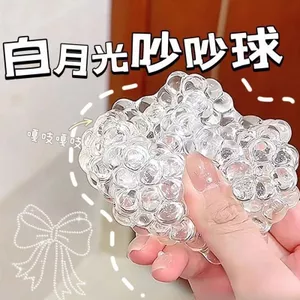 Gian hàng Bóng tiếng ồn ánh trăng trắng Giải nén văn phòng Hạt giải nén trong suốt cao Bóng dây 4.28