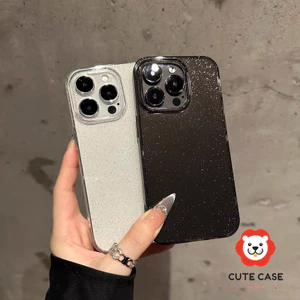Ốp Điện Thoại Cho iPhone 11 12 13 14Plus 15Pro XR XS Max 7 8Plus Trong Suốt Lấp Lánh Điện Thoại Mềm Slicone Bling