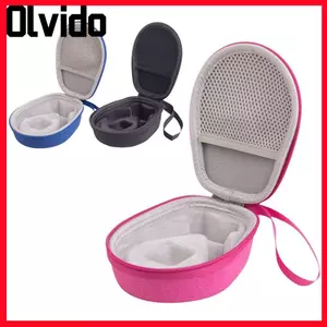 Hộp đựng tai nghe OLVIDO, Túi đựng tai nghe chống sốc EVA cứng, Dây kéo bảo vệ tai nghe đa năng Hộp đựng tai nghe du lịch