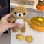Spike Price Sáng Tạo Rilakkuma Mất Tai Búp Bê Hoạt Hình Sang Trọng Đồ Chơi Búp Bê Dễ Thương Rilakkuma Mặt Dây Chuyền Quà Tặng
