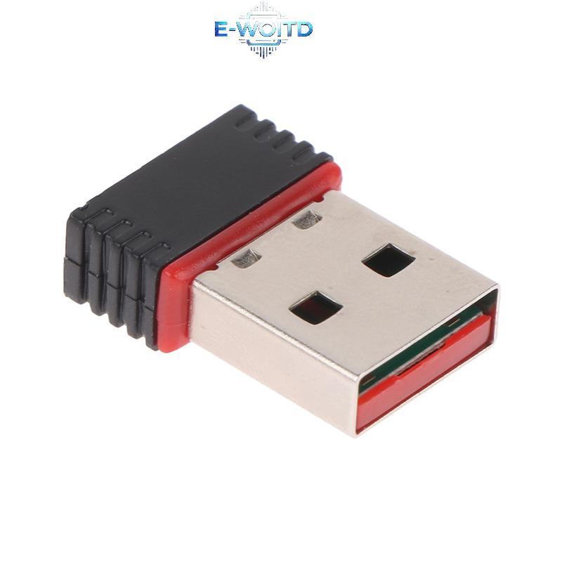 E-WOITD Mini USB Wifi Adapter 802.11n Ăng-ten 150Mbps USB Không Dây Thu Dongle Card Mạng Bên Ngoài Wi-Fi Cho Máy Tính Để Bàn Laptop E-WOITD