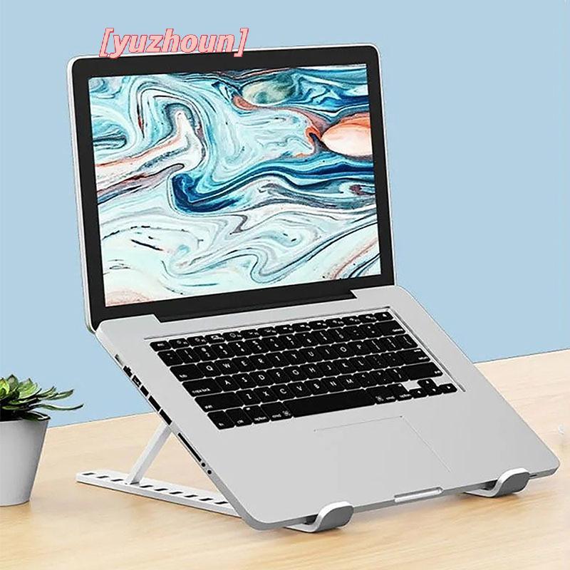 [yuzhoun] Giá đỡ đa năng có thể điều chỉnh cho laptop/máy tính bảng/điện thoại, đế làm mát chống trượt, gập gọn