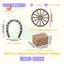 24 Miếng Đồ Dùng Tiệc Phương Tây Trung Tâm Bàn Cổ Điển Cho Móng Ngựa May Mắn Ủng Hộ Tiệc Cưới Đồ Trang Trí Cao Bồi