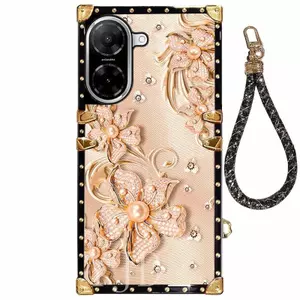Ốp Lưng Cho Redmi A7 Ánh Sáng Phong Cách Sang Trọng Dây Tay Cạnh Thẳng Chống Rơi Vỏ Điện Thoại Bảo Vệ Phụ Kiện